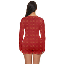 Load image into Gallery viewer, Red &quot;G22&quot; Long Sleeve Bodysuit