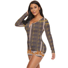 Load image into Gallery viewer, Caged Purity Long Sleeve Bodysuit