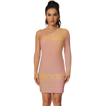 Load image into Gallery viewer, PG Highest Gadoire Long Sleeve One Shoulder Mini Dress