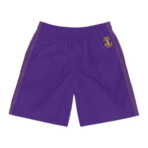 Purple Gadoire "Duality Golden Trail" Men's Jogger Shorts