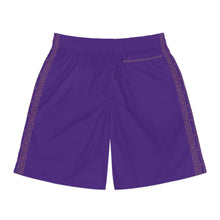 Load image into Gallery viewer, Purple Gadoire &quot;Duality Golden Trail&quot; Men&#39;s Jogger Shorts