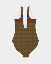 Load image into Gallery viewer, Brown Gadoire Balance Women&#39;s One-Piece Swimsuit