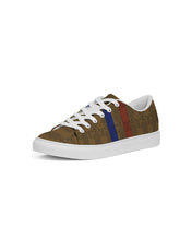 Load image into Gallery viewer, Brown Gadoire Balance Men&#39;s Faux-Leather Sneakers