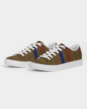 Load image into Gallery viewer, Brown Gadoire Balance Men&#39;s Faux-Leather Sneakers