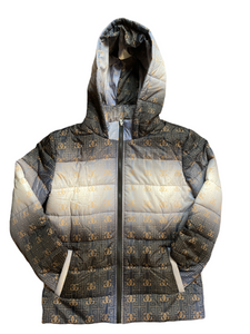 "Caged G22" Men's Hooded Puffer Jacket